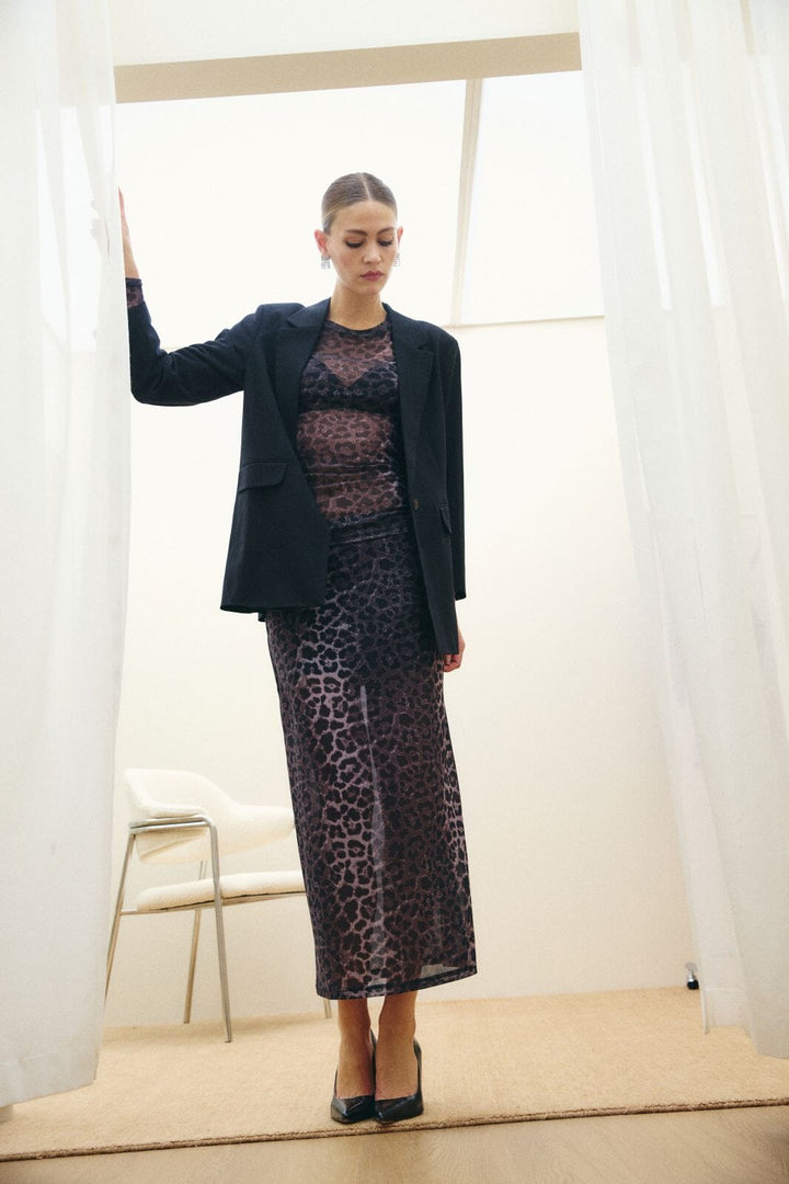 Hype The Detail - Skirt W/Print 320-97 - 9512 - Grå Nederdele 
