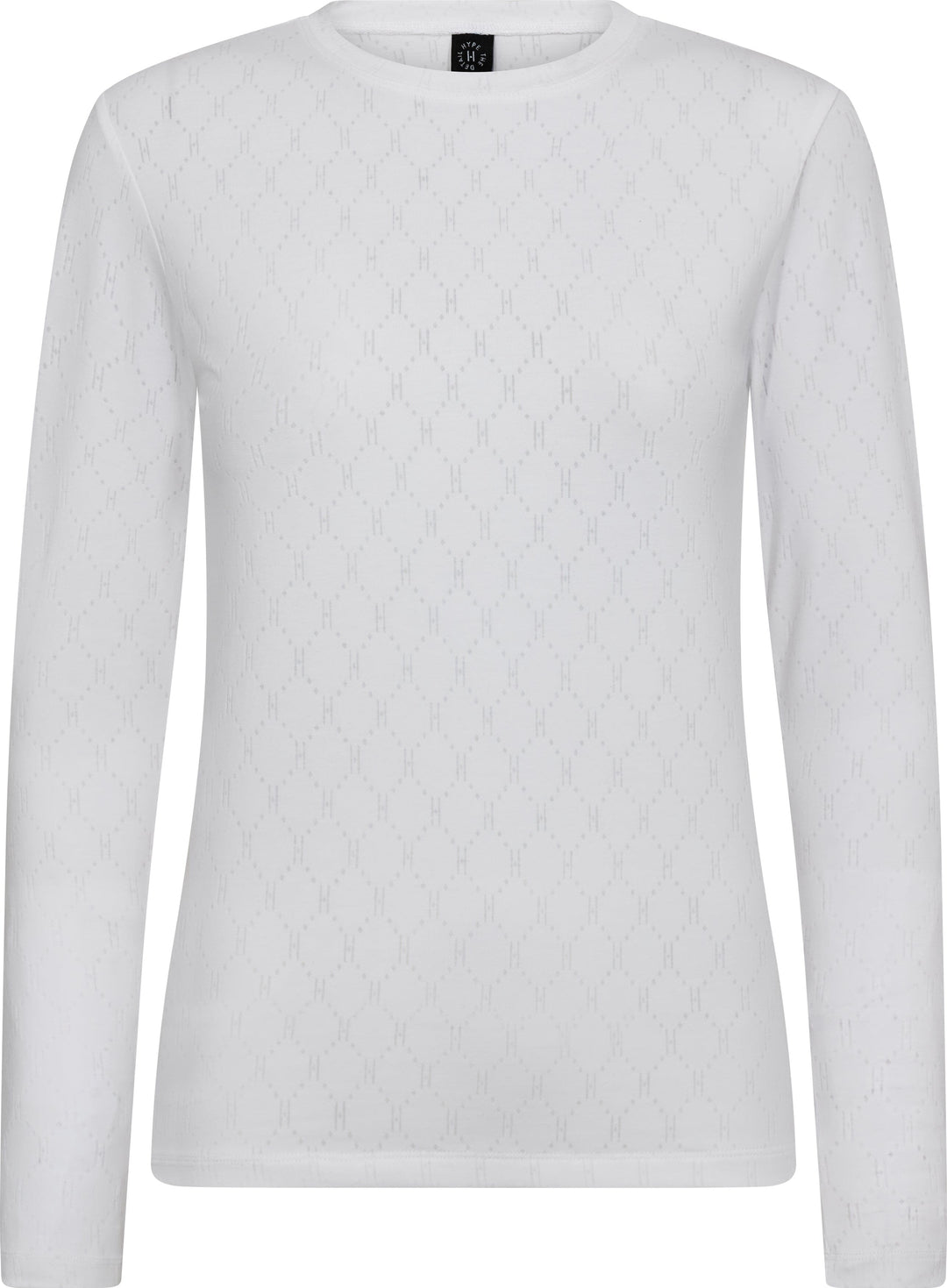 Hype The Detail - Tee L/S, Cotton 600-14 - 1 - Hvid T-shirts 