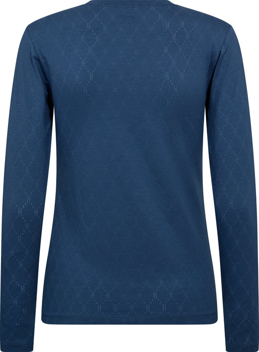 Hype The Detail - Tee L/S, Cotton 600-14 - 48 - Blå Toppe 