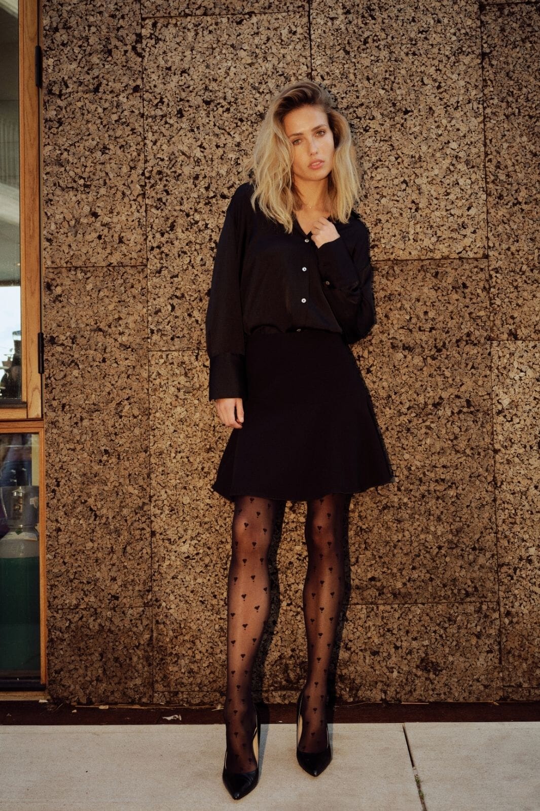 Hype The Detail - Tight Hearts 20D 16085-77 - 1100 - Black Strømpebukser 