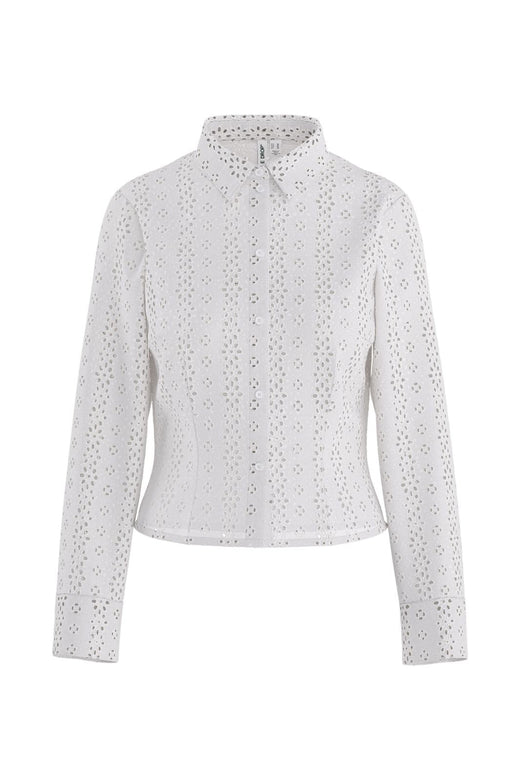 Hypedrop - Hdmarlee Ls Fitted Shirt 32000888 - 5199085 - White