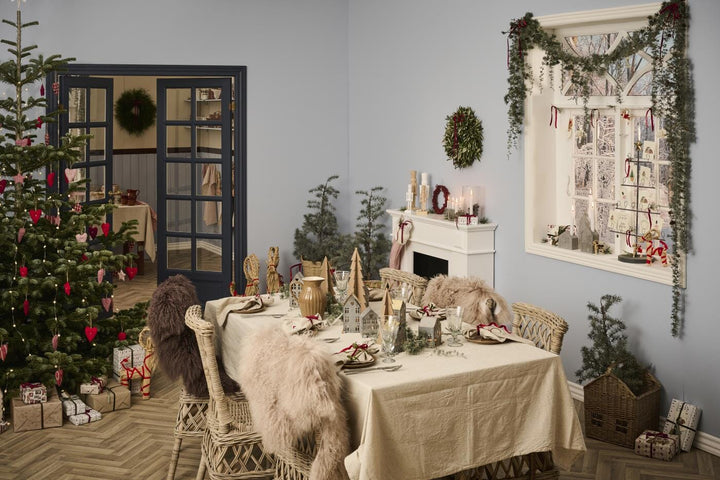 Ib Laursen - Dug Aflang Hørfarvet - 6304-76 Køkkentilbehør 