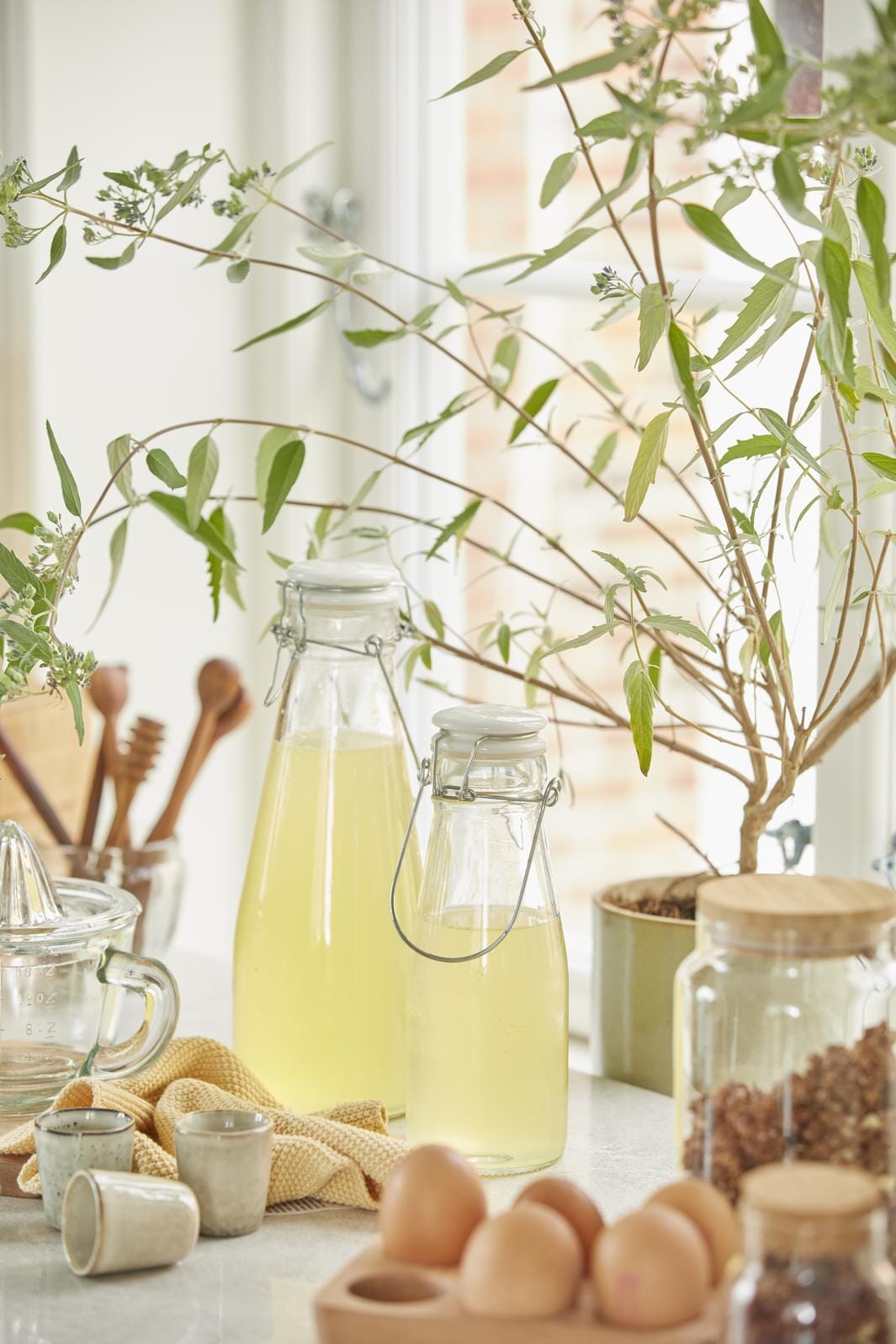 Ib Laursen - Karklud Mynte Lemonade strikket - 100% bomuld, Strik - 6351-04