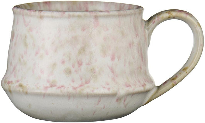 Ib Laursen - Krus m/hank Kalmar rosa og brunt farvespil - Stentøj - 24019-00