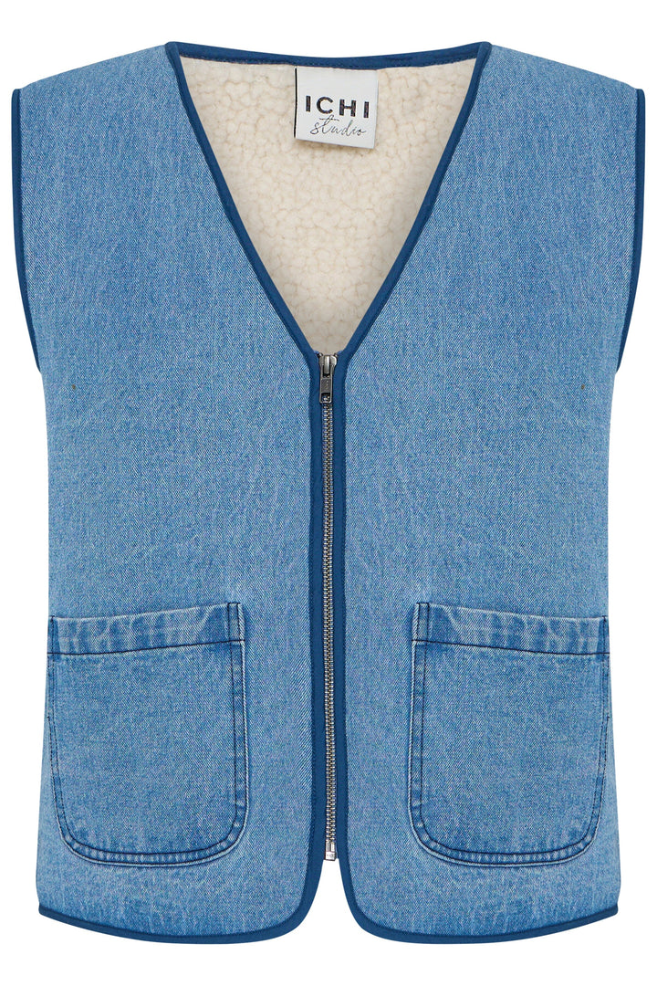 Ichi - Ihhiramo Wa - 200393 Authentic Mid Blue, Denim