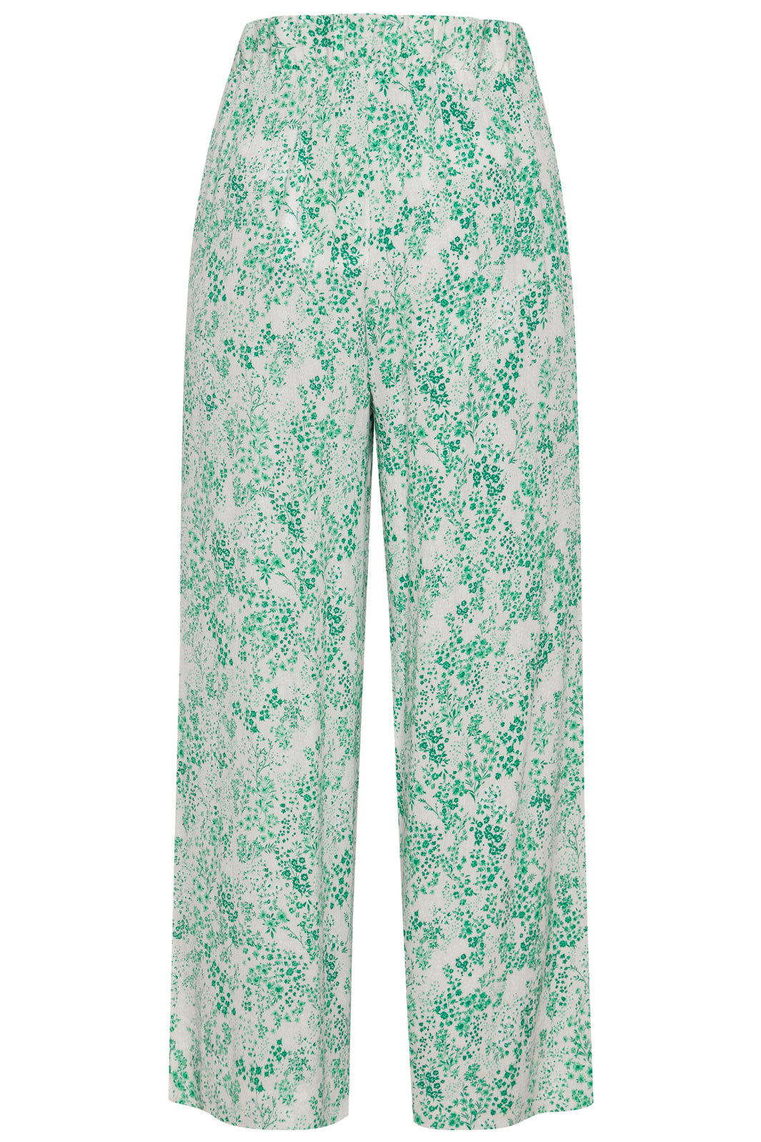 Ichi - Ihmarrakech Aop Pants3 - Holly Green Bukser 