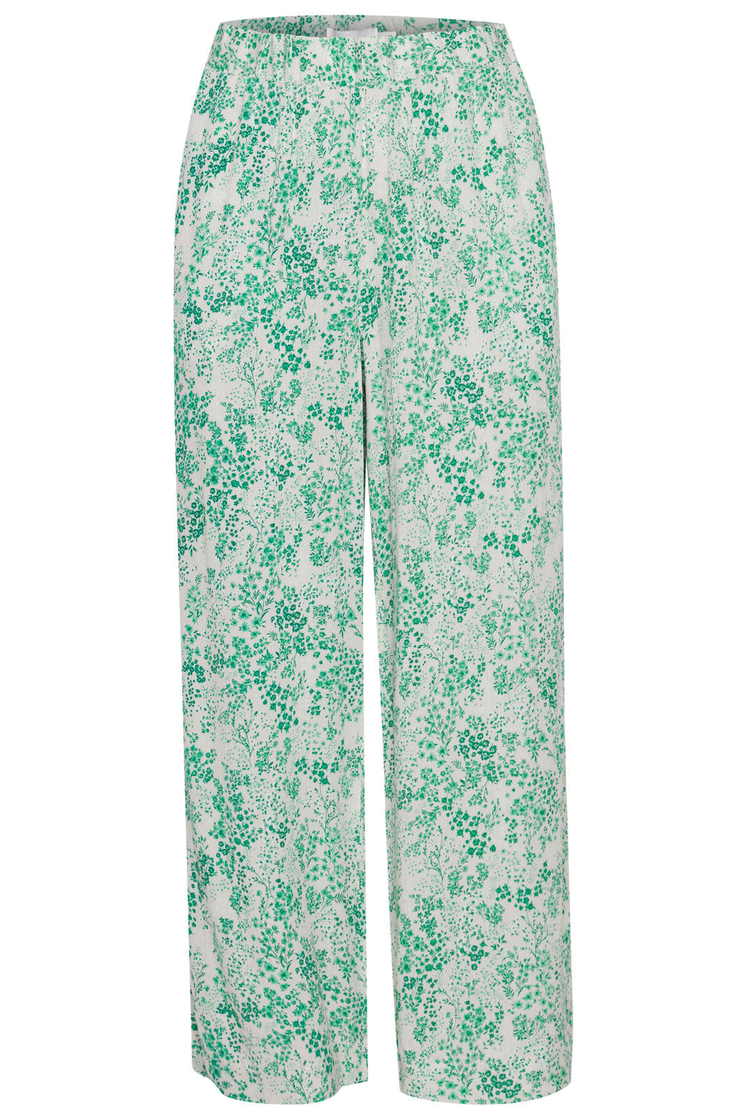 Ichi - Ihmarrakech Aop Pants3 - Holly Green