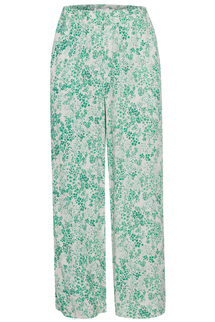 Ichi - Ihmarrakech Aop Pants3 - Holly Green
