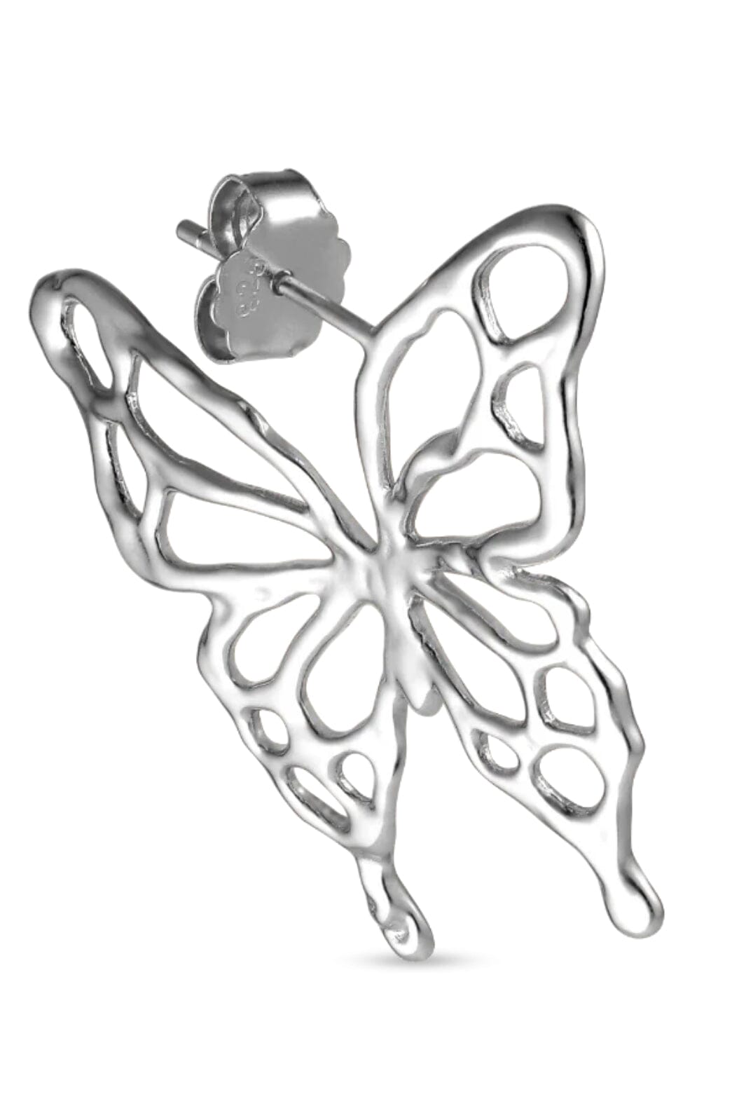 Jane Kønig - Butterfly Earring - Forsølvet