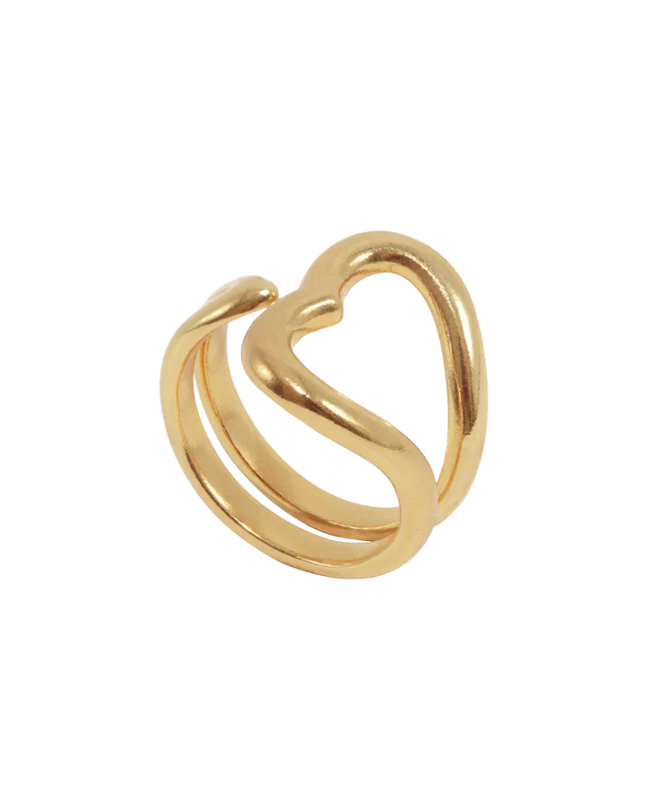 Jane Kønig - Open Heart Ring OHR-AW25-G_56 - Ring Ringe 