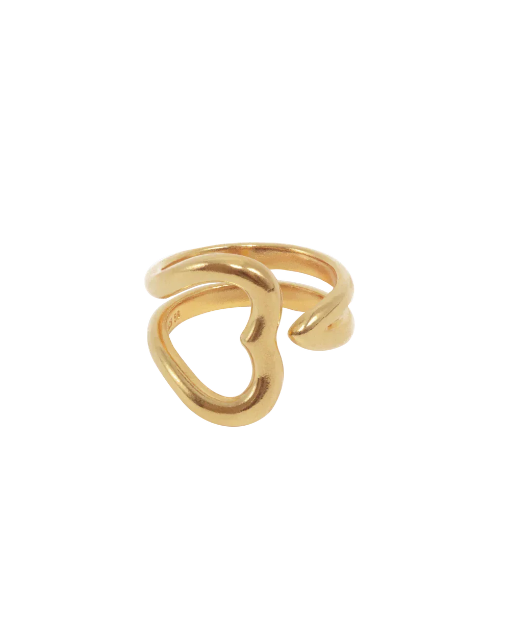 Jane Kønig - Open Heart Ring OHR-AW25-G_56 - Ring Ringe 