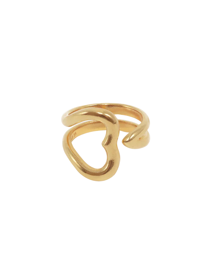 Jane Kønig - Open Heart Ring OHR-AW25-G_56 - Ring Ringe 