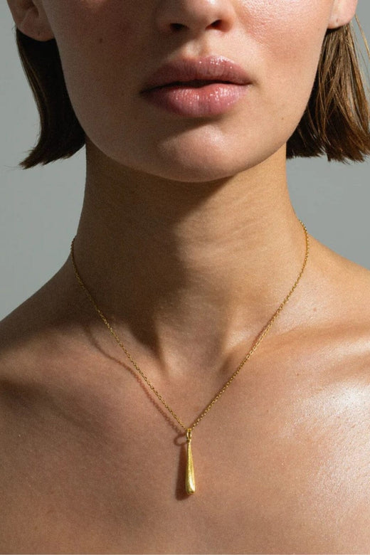 Jane Kønig - Orbis Drop Pendant ODP-SS25-G - Forgyldt