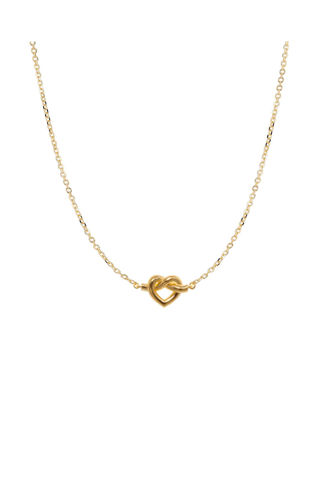 Jane Kønig - Tied Heart Necklace THN-AW25-G - Halskæde Halskæder 