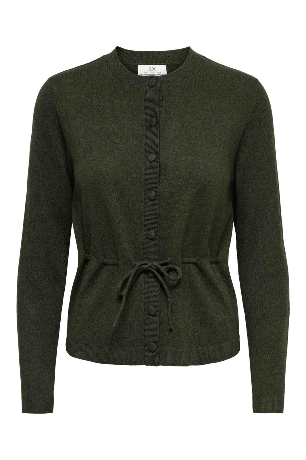 JDY - Jdyamore L/S Tie Cardigan Knt - 5074290 Forest Night