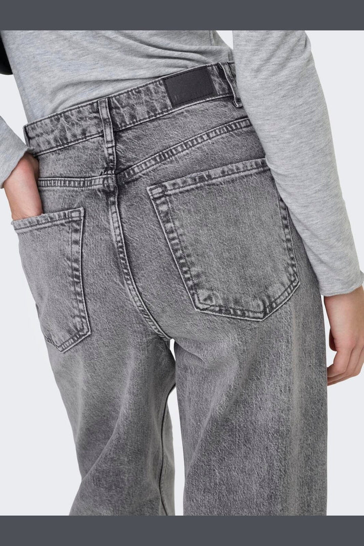 JDY - Jdybailey Barrel Jeans Mg - 5074359 Medium Grey Denim