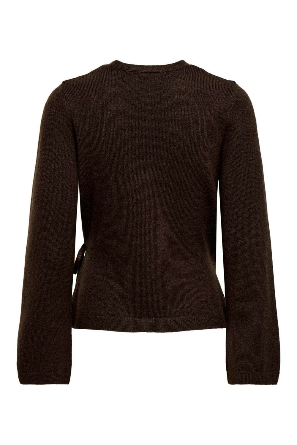 JDY - Jdybecky L/S Wrap Cardigan Knt - 5101882 Mole Melange