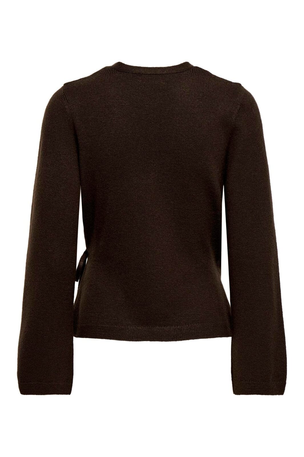 JDY - Jdybecky L/S Wrap Cardigan Knt - 5101882 Mole Melange