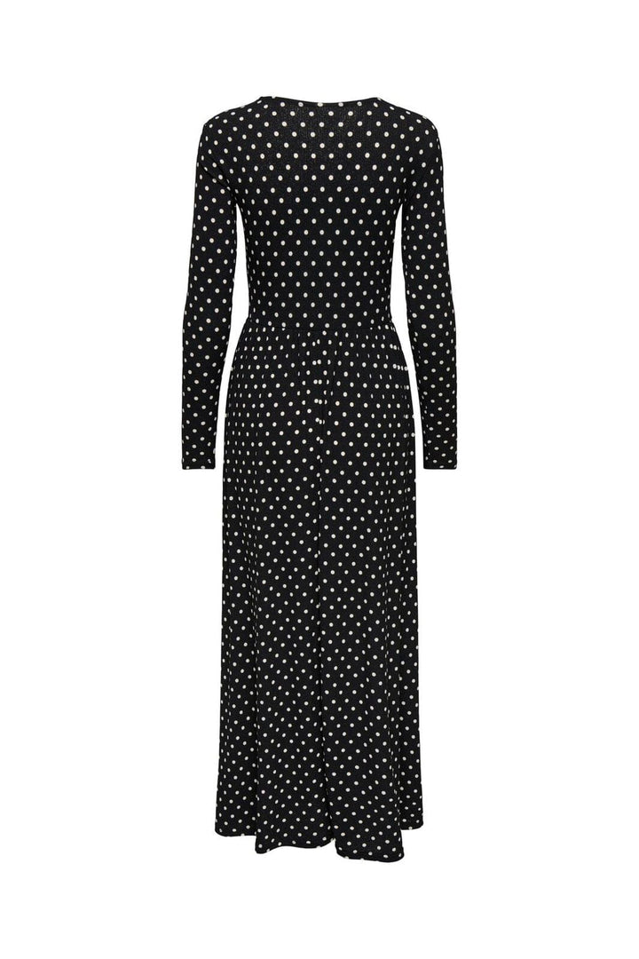JDY - Jdybowie Life L/S Dress - 4903897 Black Dots