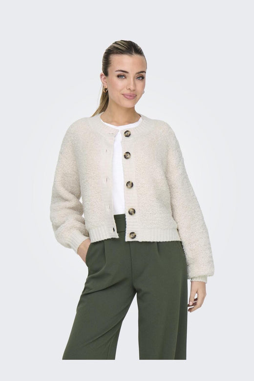 JDY - Jdyeira Life L/S Oneck Cardigan Knt - 4638737 Birch