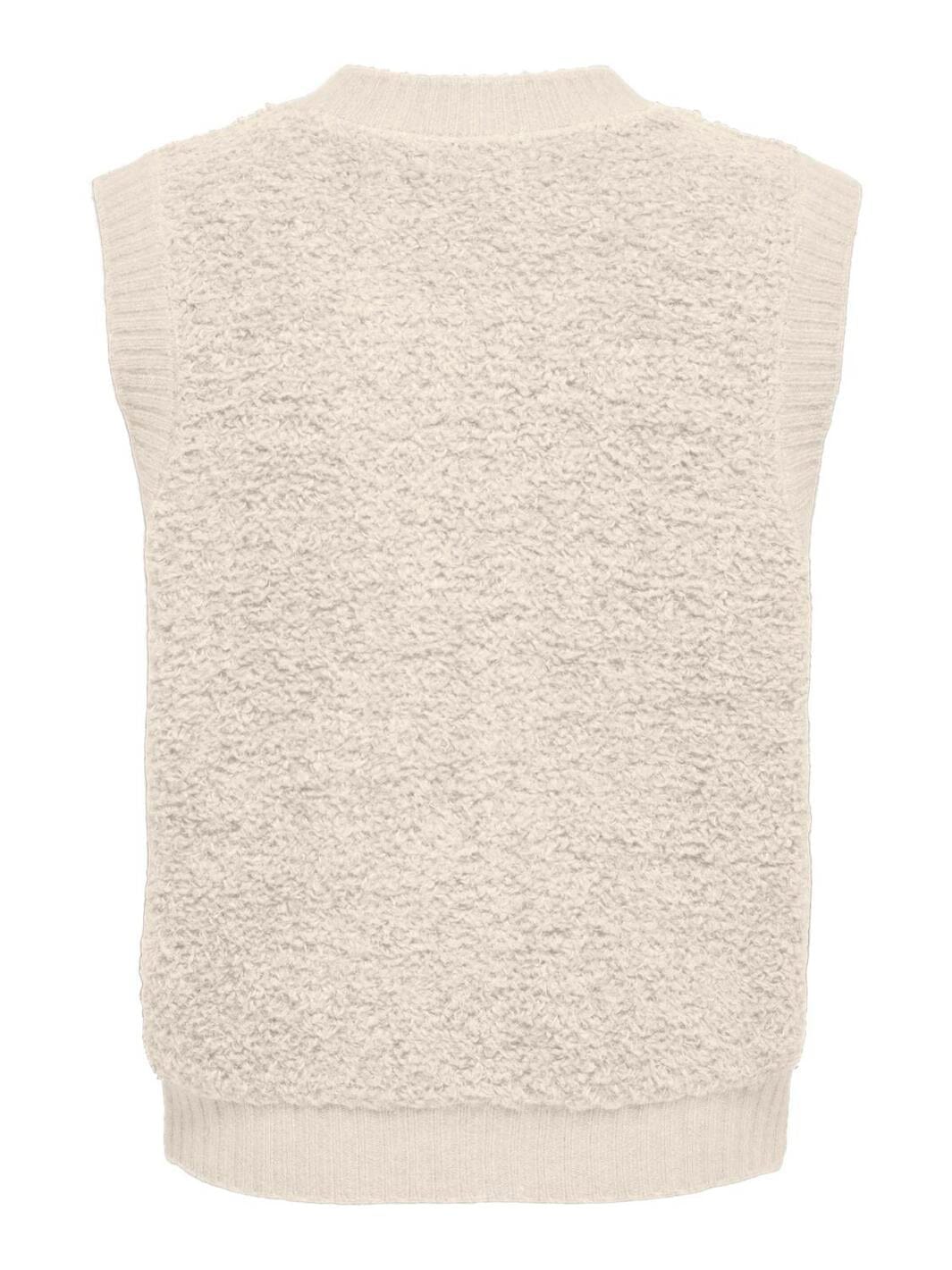 JDY - Jdyeira Life S/L On Button Vest Knt - 4931979 Birch