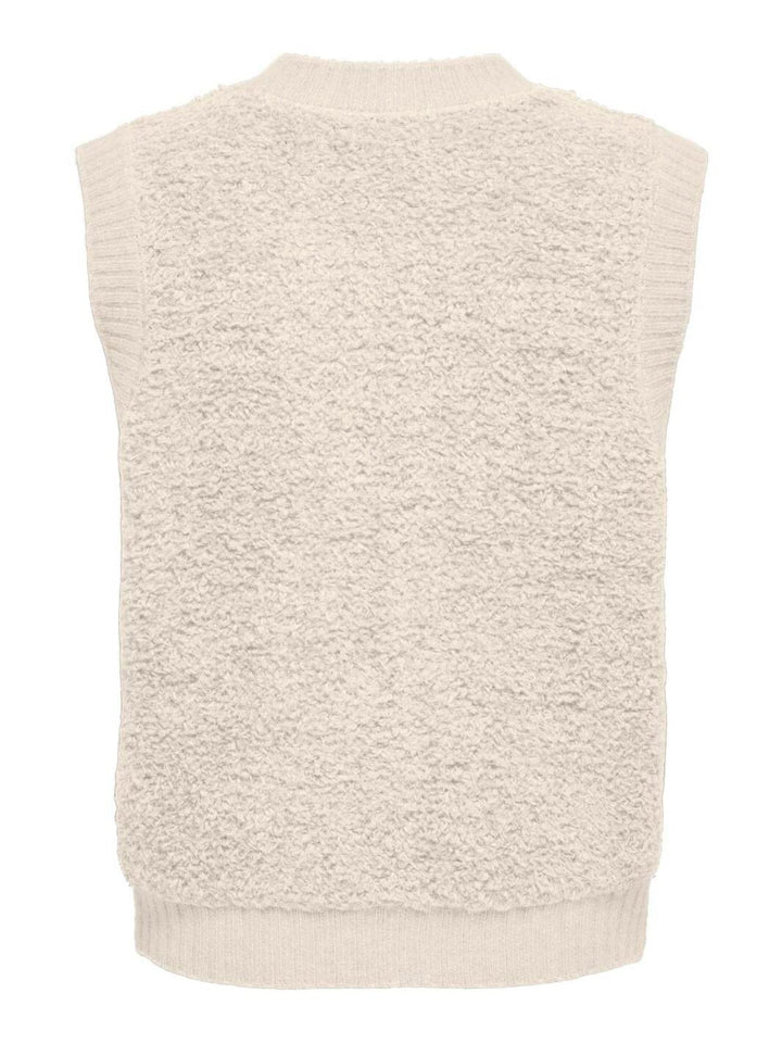 JDY - Jdyeira Life S/L On Button Vest Knt - 4931979 Birch