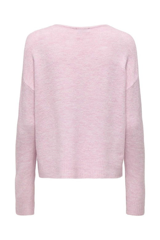 JDY - Jdyelanora L/S V-Neck Pullo. Knt - 4906533 Fragrant Lilac Melange