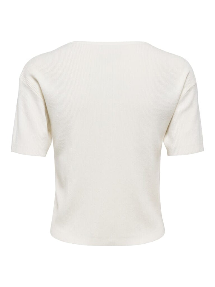 JDY - Jdygaby 2/4 O-Neck Pearl Cardigan Knt - 5049117 Cloud Dancer Cardigans 