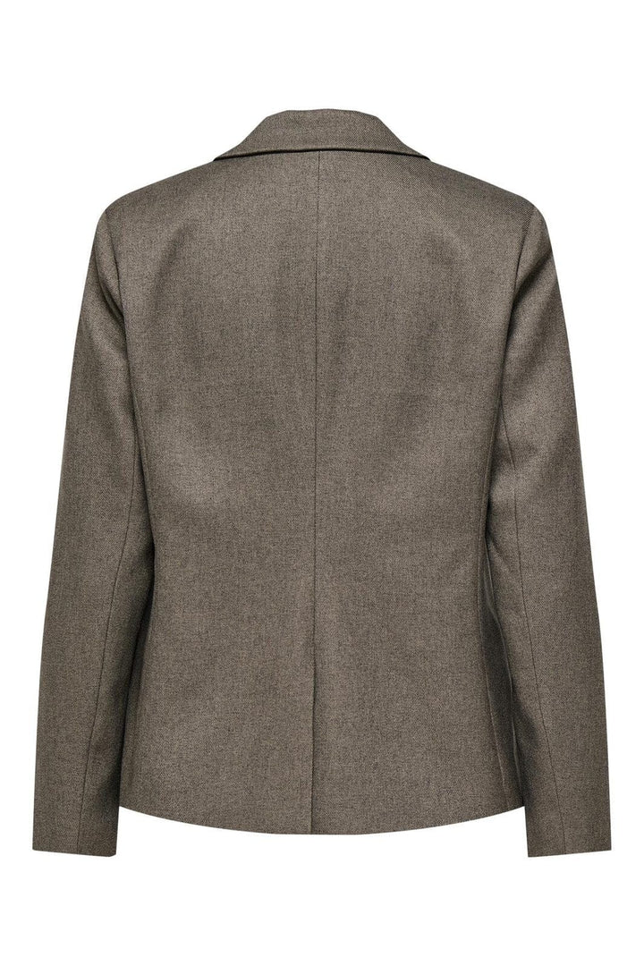 JDY - Jdyhayes L/S Blazer Tlr - 4846352 Teak Melange