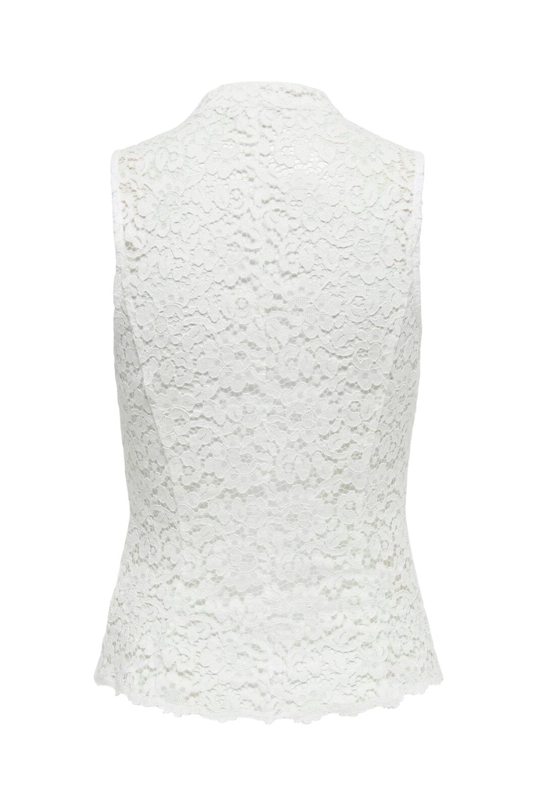JDY - Jdyisolde S/L Buttons Lace Top - 5221847 Cloud Dancer