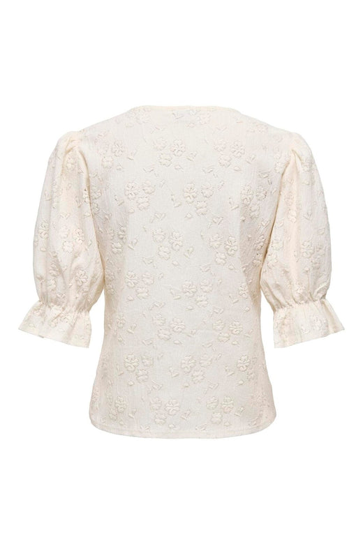 JDY - Jdyjakobe 2/4 Lace Top - 5040434 Egret