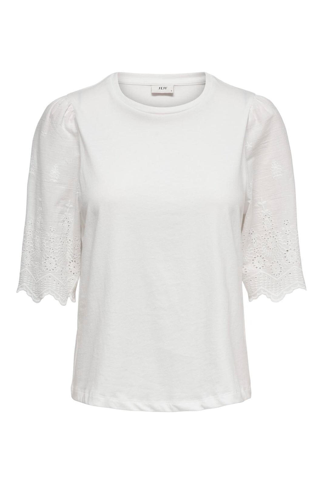 JDY - Jdylair Life S/S New Mix Top - 5021977 Cloud Dancer