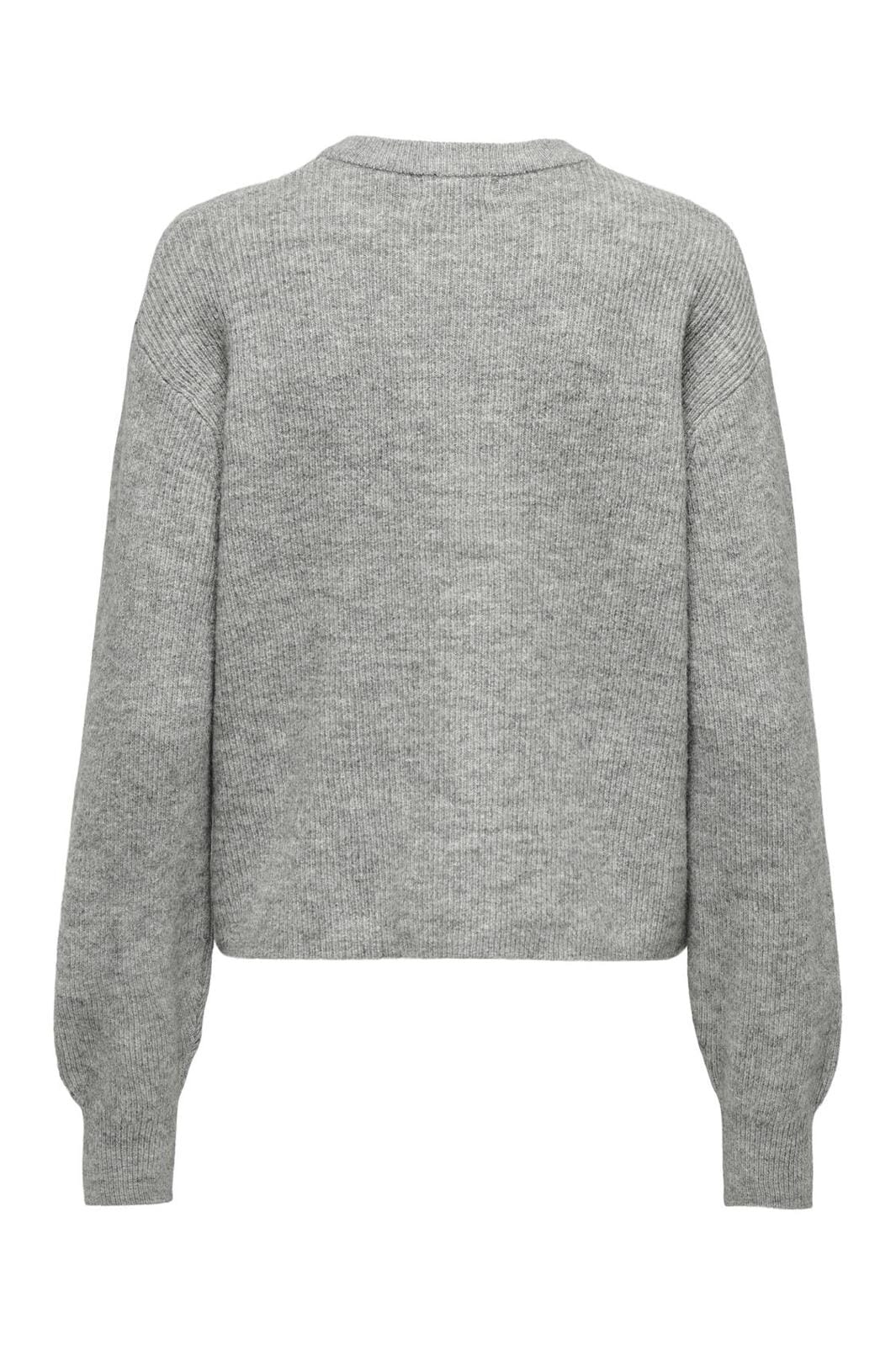 JDY - JDYlumi Life L/S Button Cardiga Knt - 4555406 Medium Grey Melange