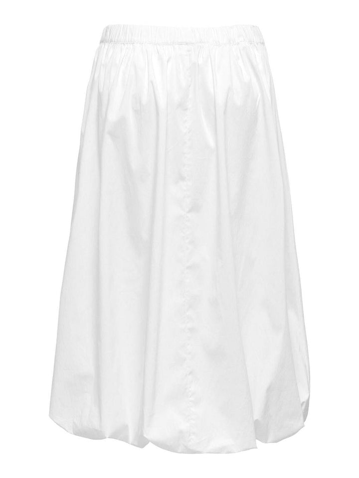 JDY - Jdymio Midi Bubblehem Skirt - 4881271 White