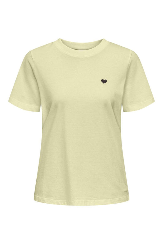 JDY - Jdypisa S/S Print Top - 4997998 Double Cream Chocolate Torte Heart