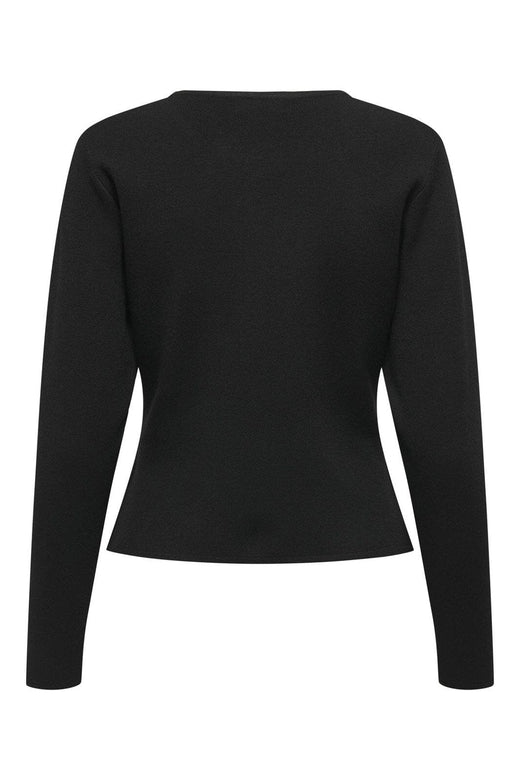 JDY - Jdyprime Life L/S On Fitted Cardigan Knt - 4875934 Black