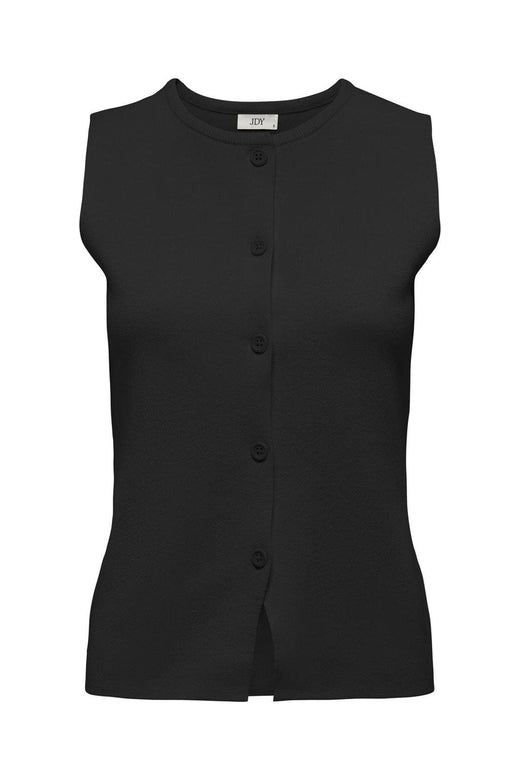 JDY - Jdyprime Life S/L On Fitted Vest Knt - 4936003 Black