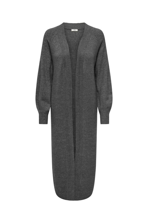 JDY - Jdyrue Life L/S Long Cardigan Knt - 4376966 Dark Grey Melange