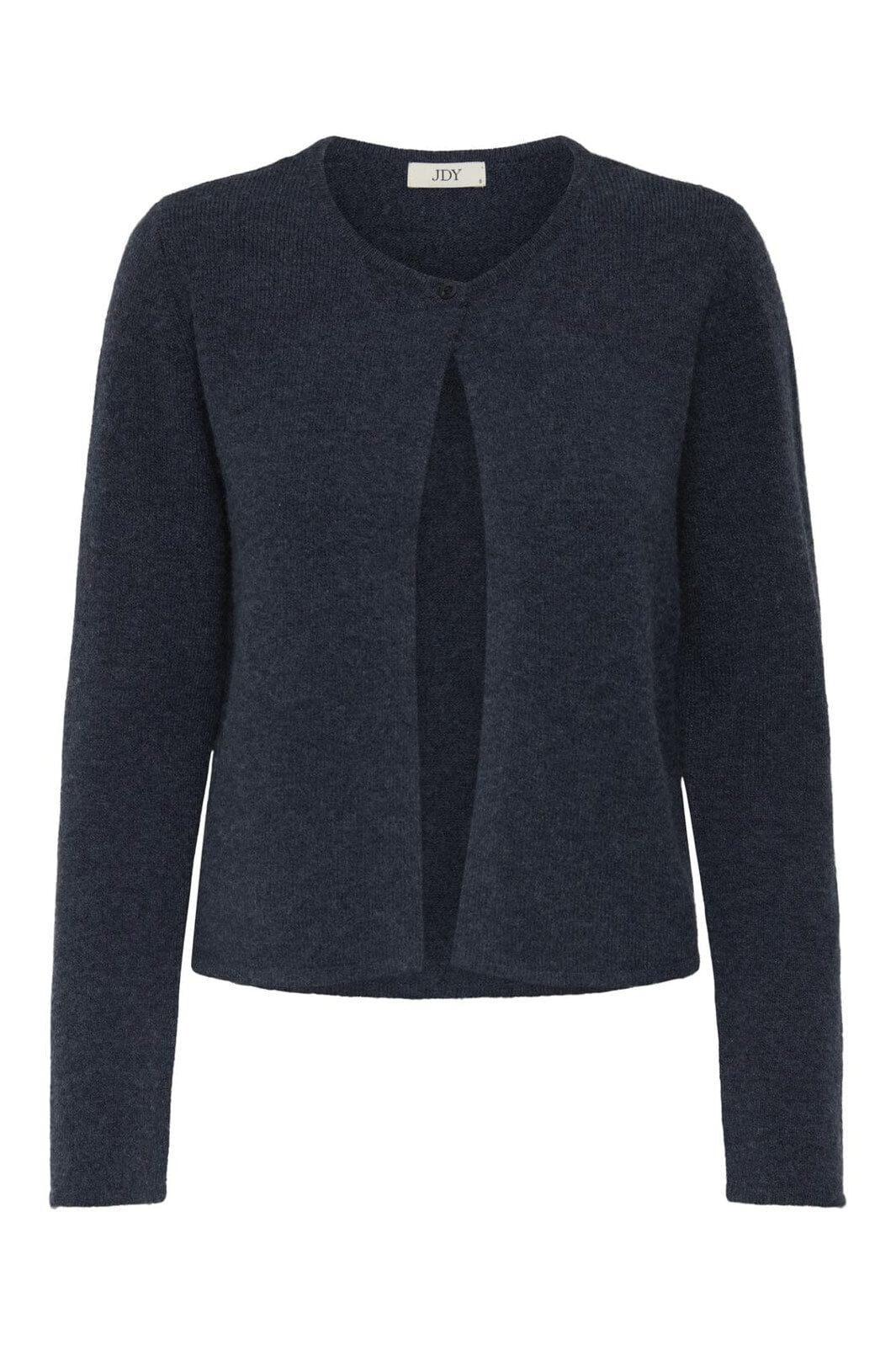 JDY - Jdyrue Life L/S One Button Cardigan Knt - 4852257 Total Eclipse Melange