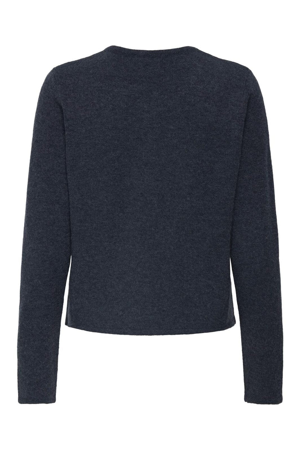 JDY - Jdyrue Life L/S One Button Cardigan Knt - 4852257 Total Eclipse Melange