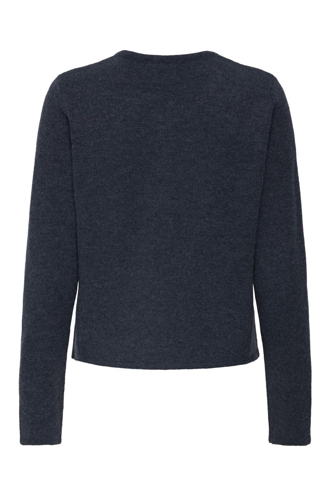 JDY - Jdyrue Life L/S One Button Cardigan Knt - 4852257 Total Eclipse Melange