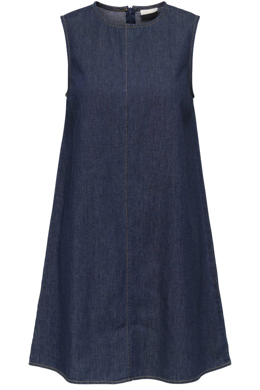 JDY - Jdysabrina Round Neck Dress 15351411 - 4787969 - Dark Blue Denim