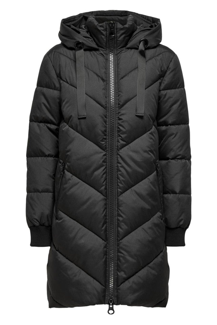 JDY - JDYskylar Padded Hood Jacket - 3802348 Black Black