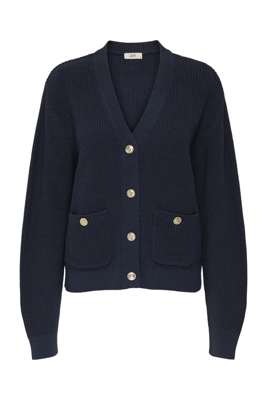 JDY - Jdystella L/S V-Neck Cardigan Knt - 4854167 Total Eclipse