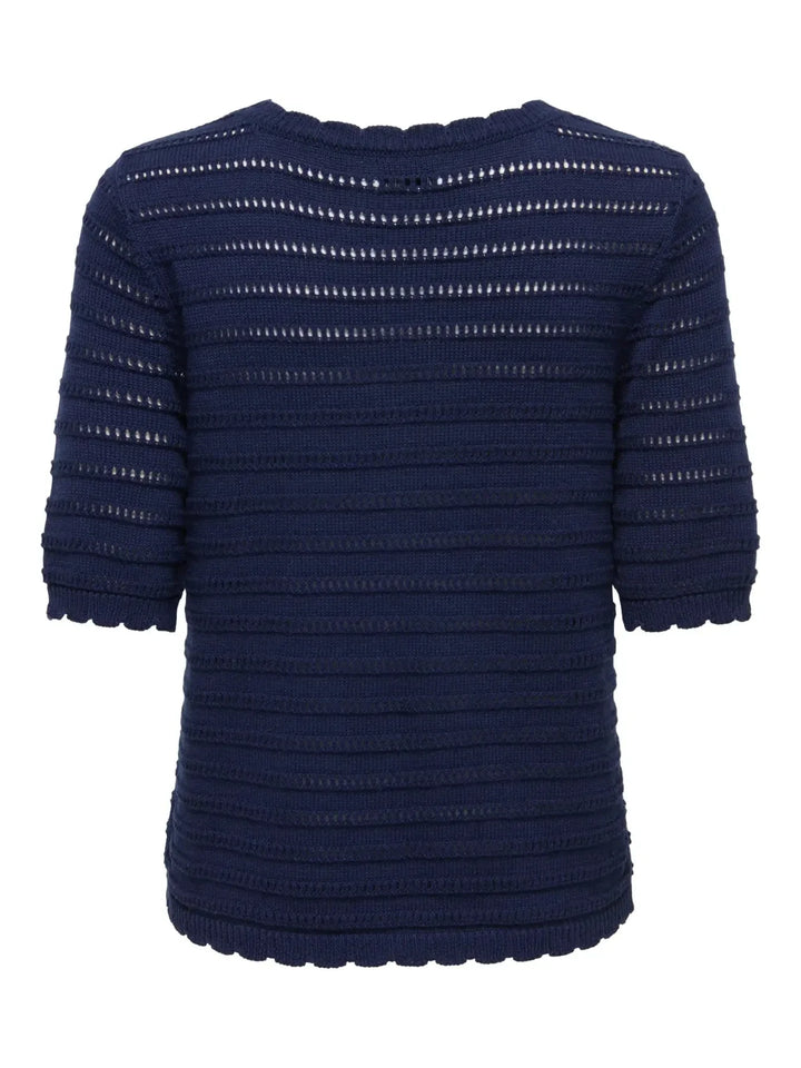 JDY - Jdytanja 2/4 V-Neck Cardigan Knt - 5020380 Black Iris Cardigans 