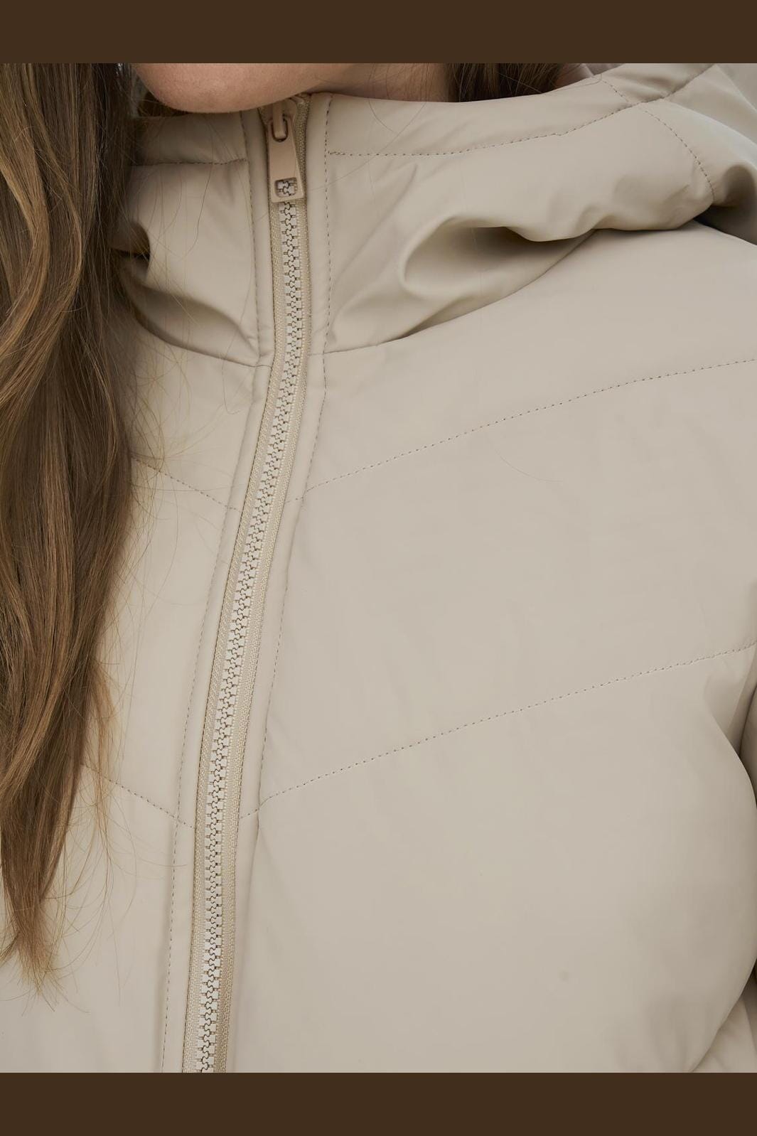 JDY - JDYulrikka Water Puffa - 3658053 Simply Taupe