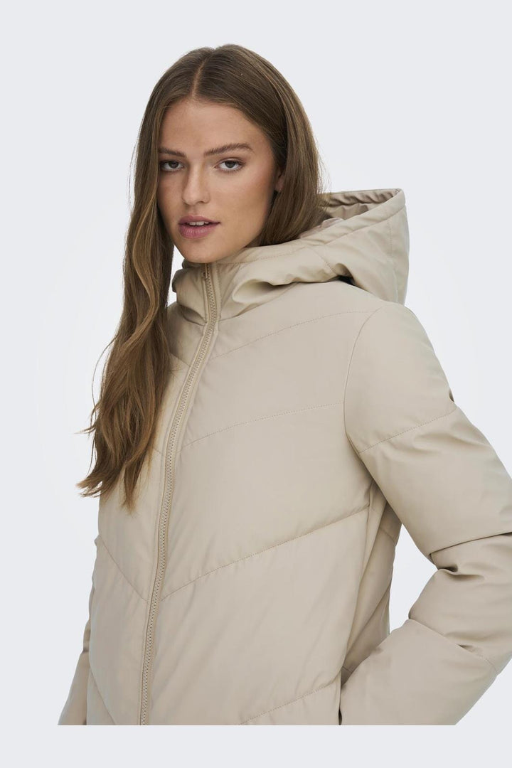 JDY - JDYulrikka Water Puffa - 3658053 Simply Taupe