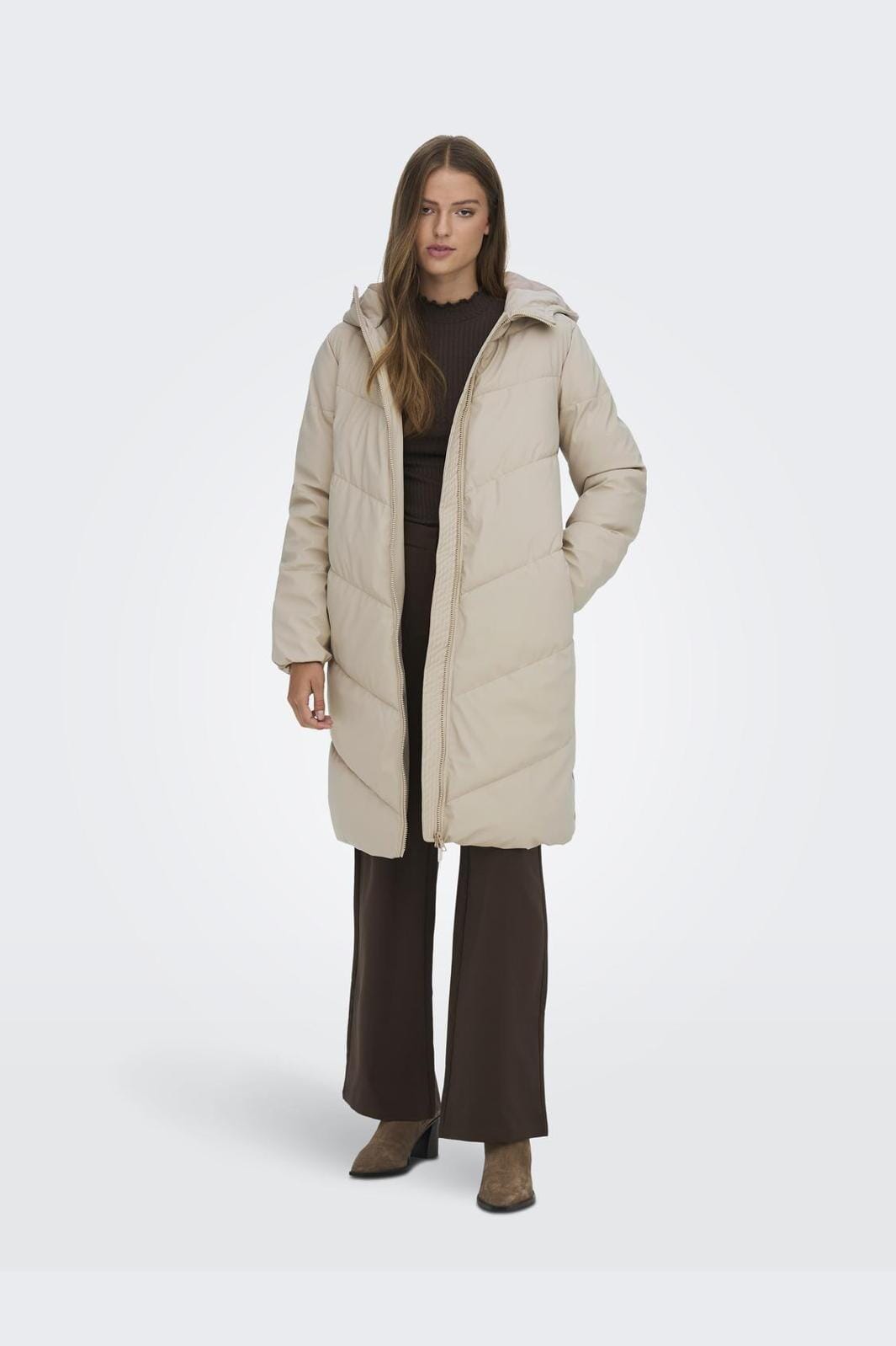 JDY - JDYulrikka Water Puffa - 3658053 Simply Taupe