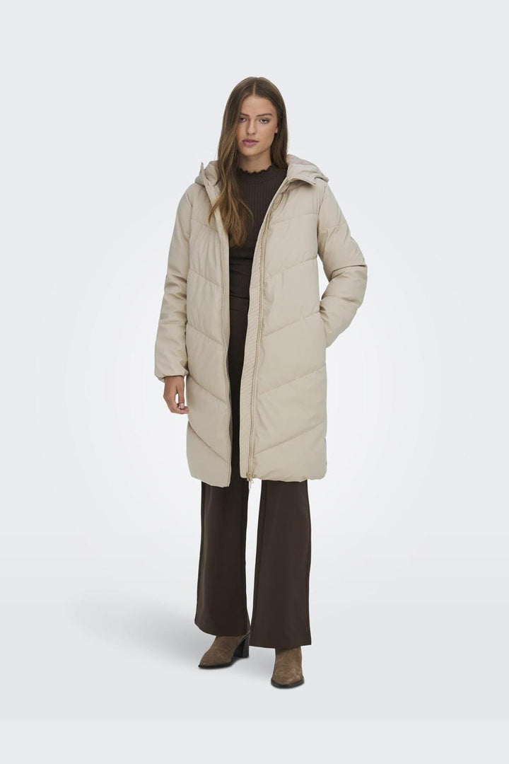 JDY - JDYulrikka Water Puffa - 3658053 Simply Taupe