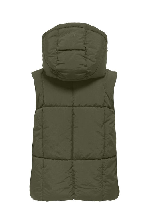 JDY - Jdywonder Short Hood Waistcoat Sij - 4868311 Ivy Green